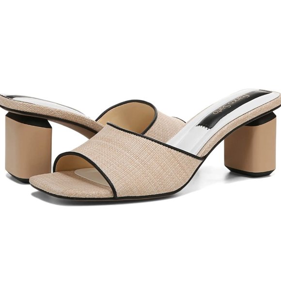 Franco Sarto Shoes - Franco Sarto Raffia Linley Slide Sandals